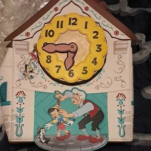 Loungefly WonderCon 2023 Disney Pinocchio Cuckoo Clock Backpack